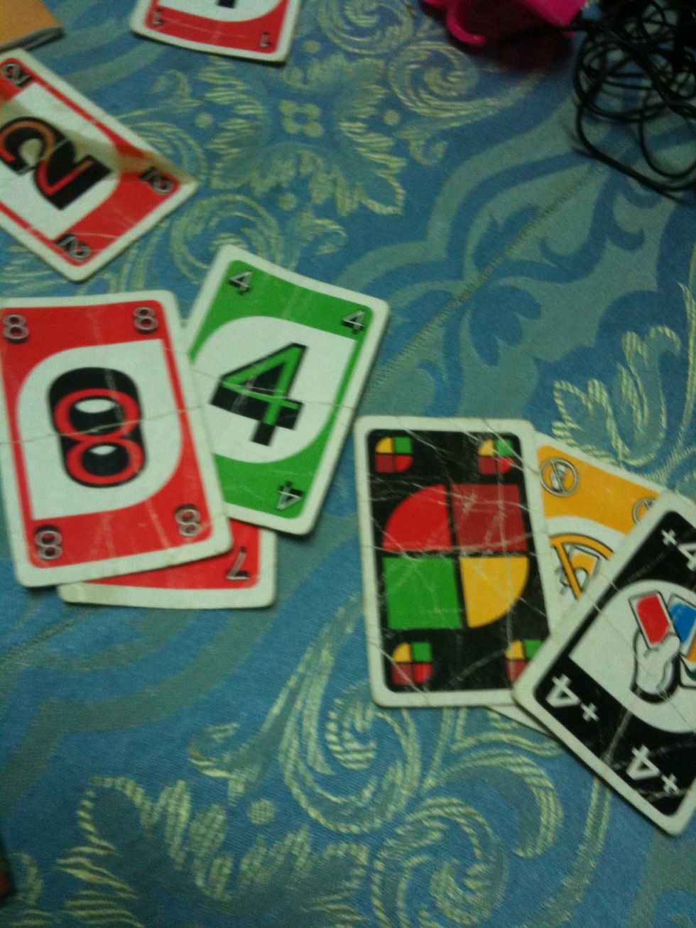 Other than the normal cards, there are special cards.