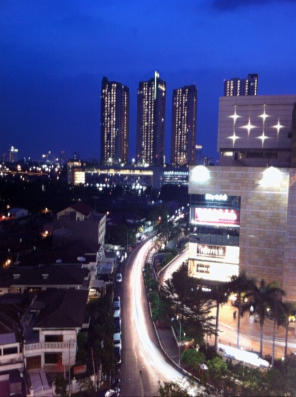 Others sample with vertical view from top floor at popular shopping center Grand Indonesia Mall