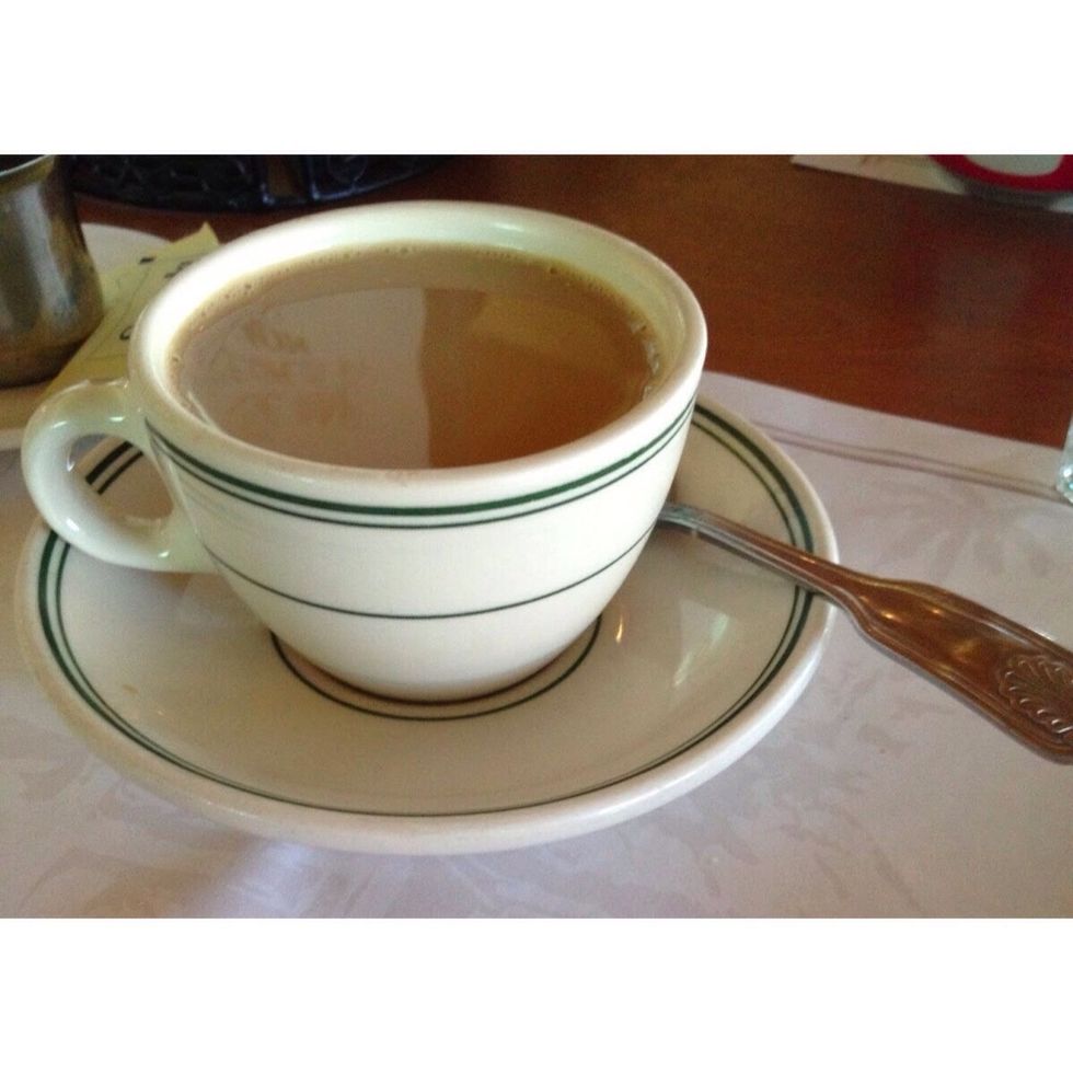 Otra bebida que es muy famosa es el cafe con leche.