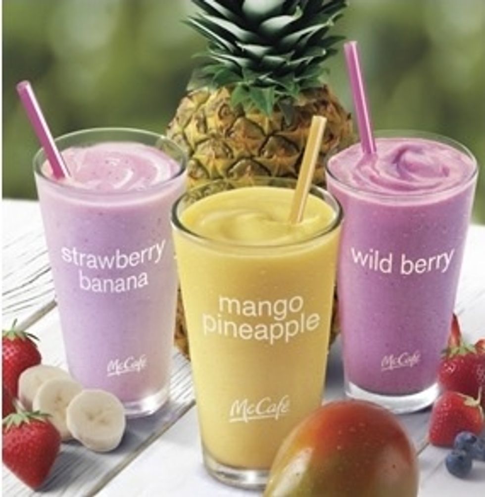 Otro bebidas es smoothies muy deliciosos.