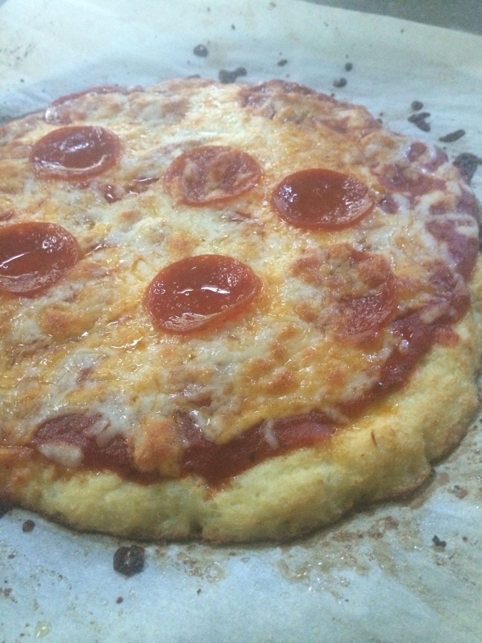 Our finished product! \ud83c\udf55\ud83c\udf55\ud83c\udf55