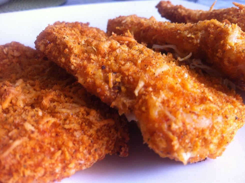 Our recipe is ready ... Looks like if it was fried ...