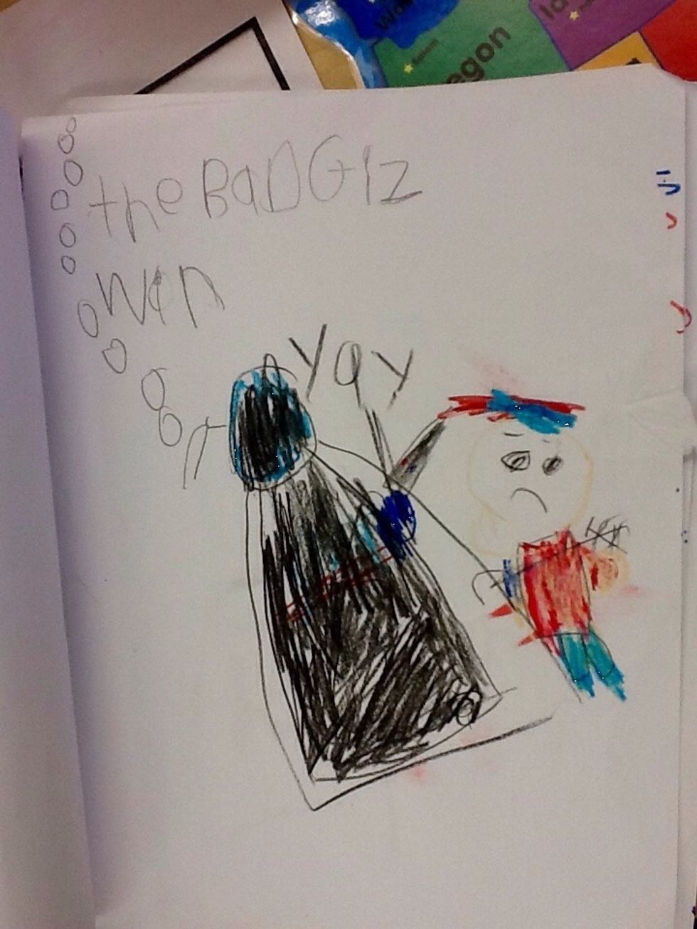 Our story said the bad guys won.