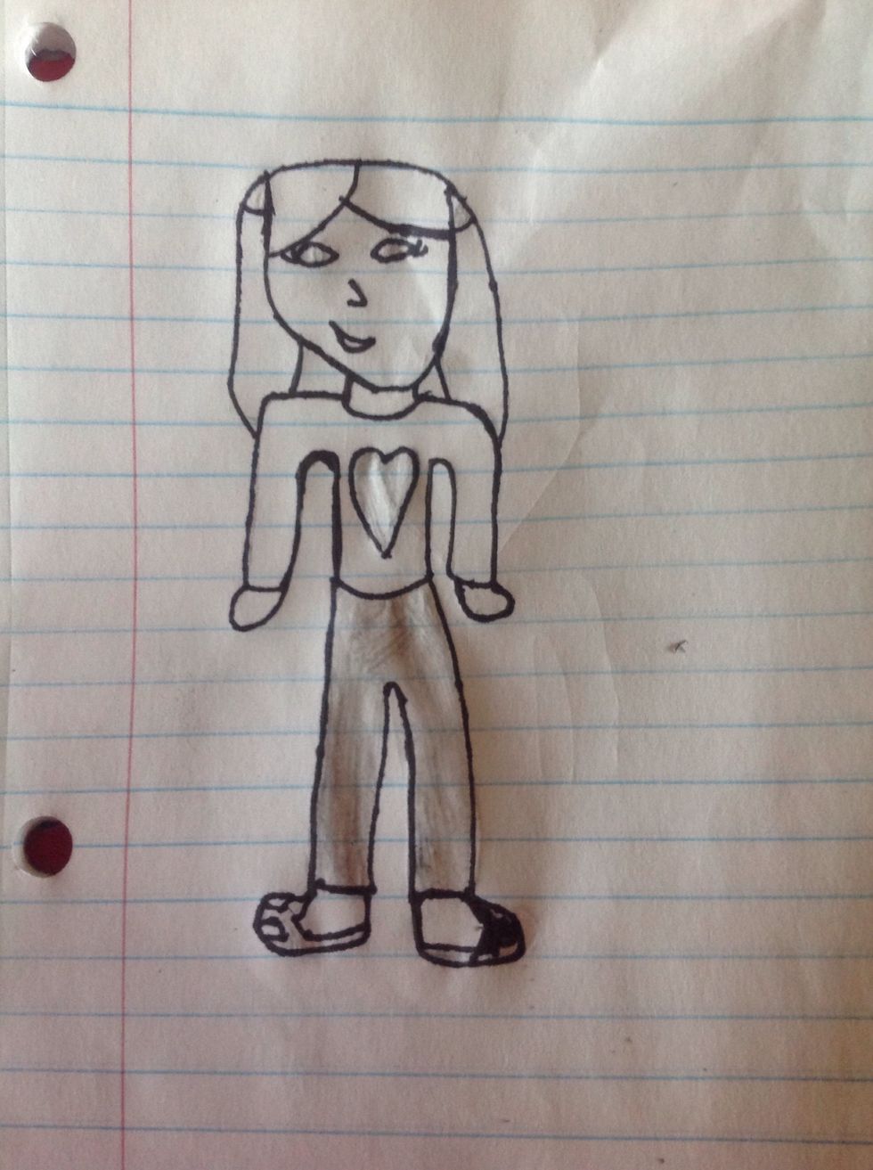 Out line in sharpie (or any type of marker/pen) and erase pencil marks.