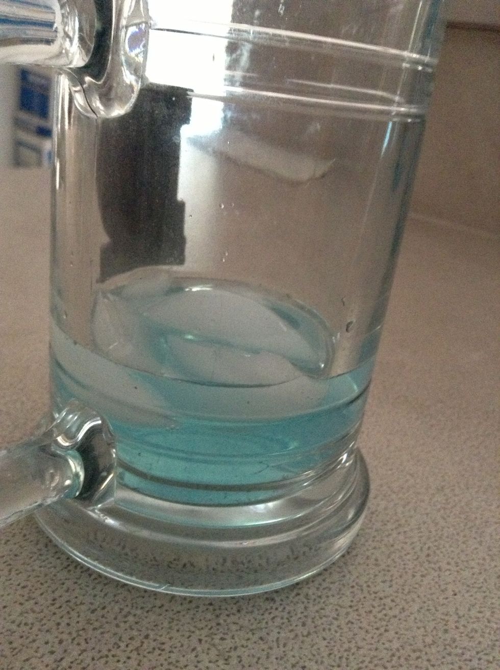 Out of all the beverages my blue Gatorade has the most sugar. Which every beverage has the most sugar pour it in just a little bit.
