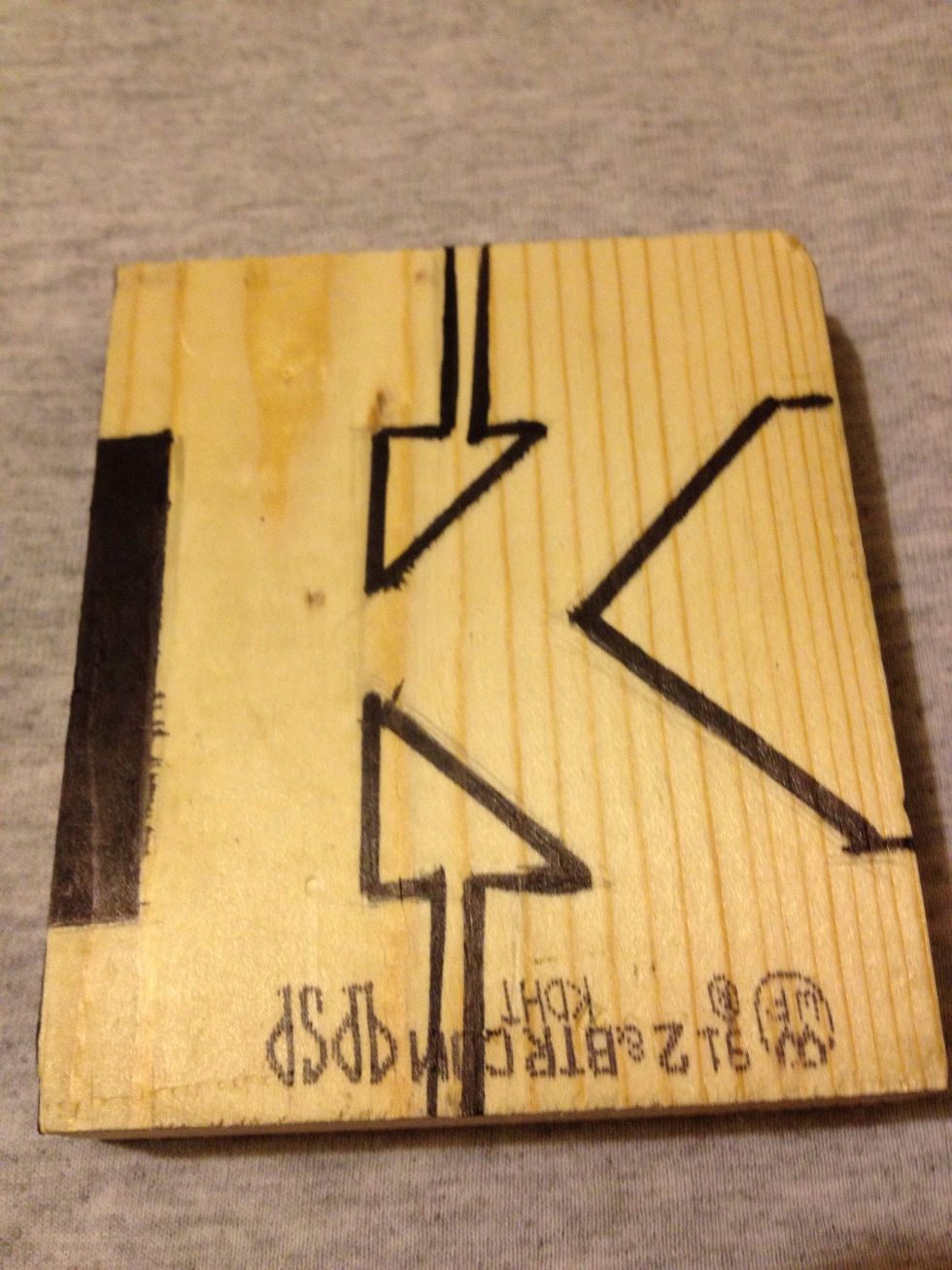 Outline complete and time to color in. Of course choose any color u wish