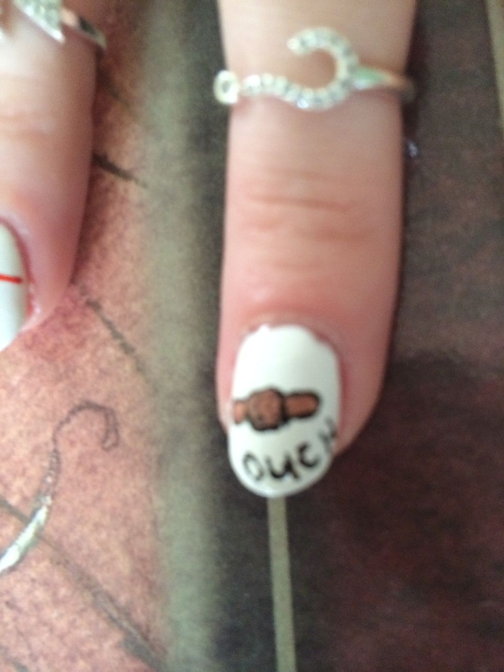 Outline in black if desired. I also added a little caption \ud83d\ude07