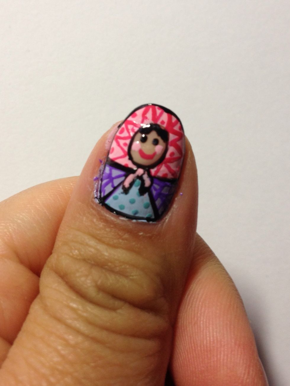 Outline it. Now you're done!