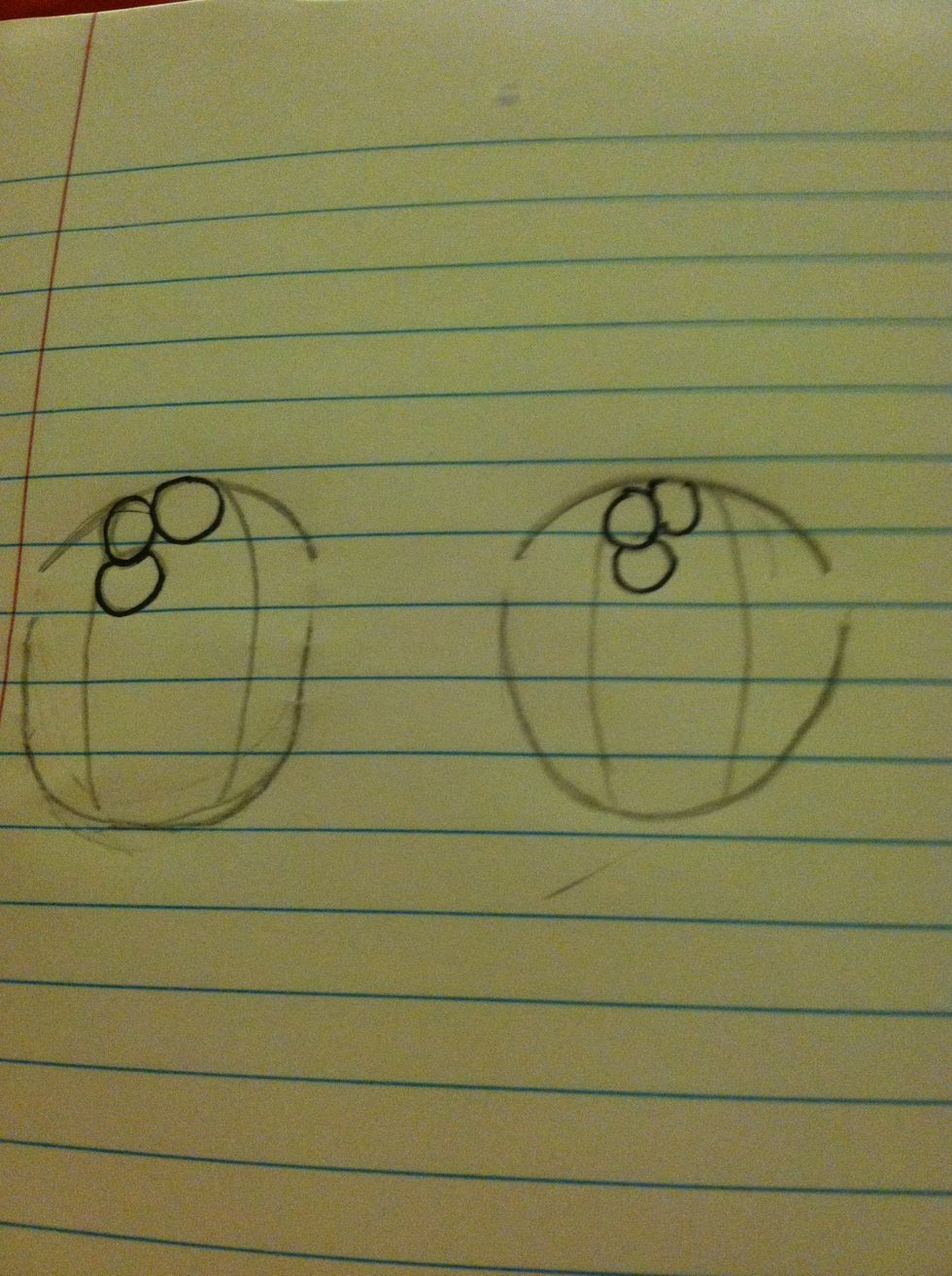 Outline the bubbles with your extra fine point sharpie or marker.