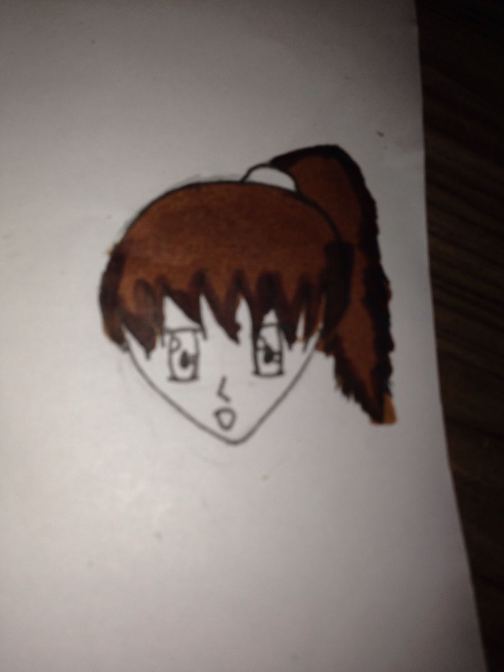 Outline the lighter color with the darker color