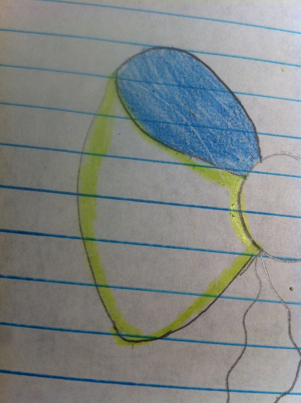 Outline this part if your bow next to make your life easier :)