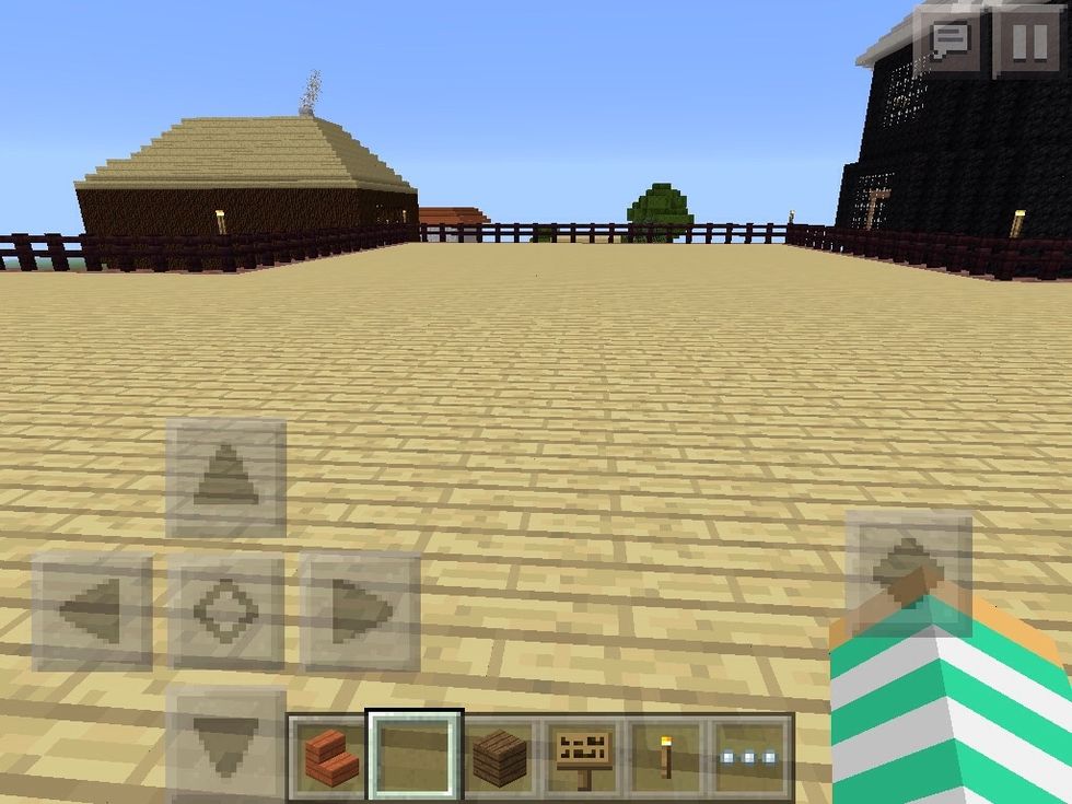 Outside of the bedroom u can make a bellcany