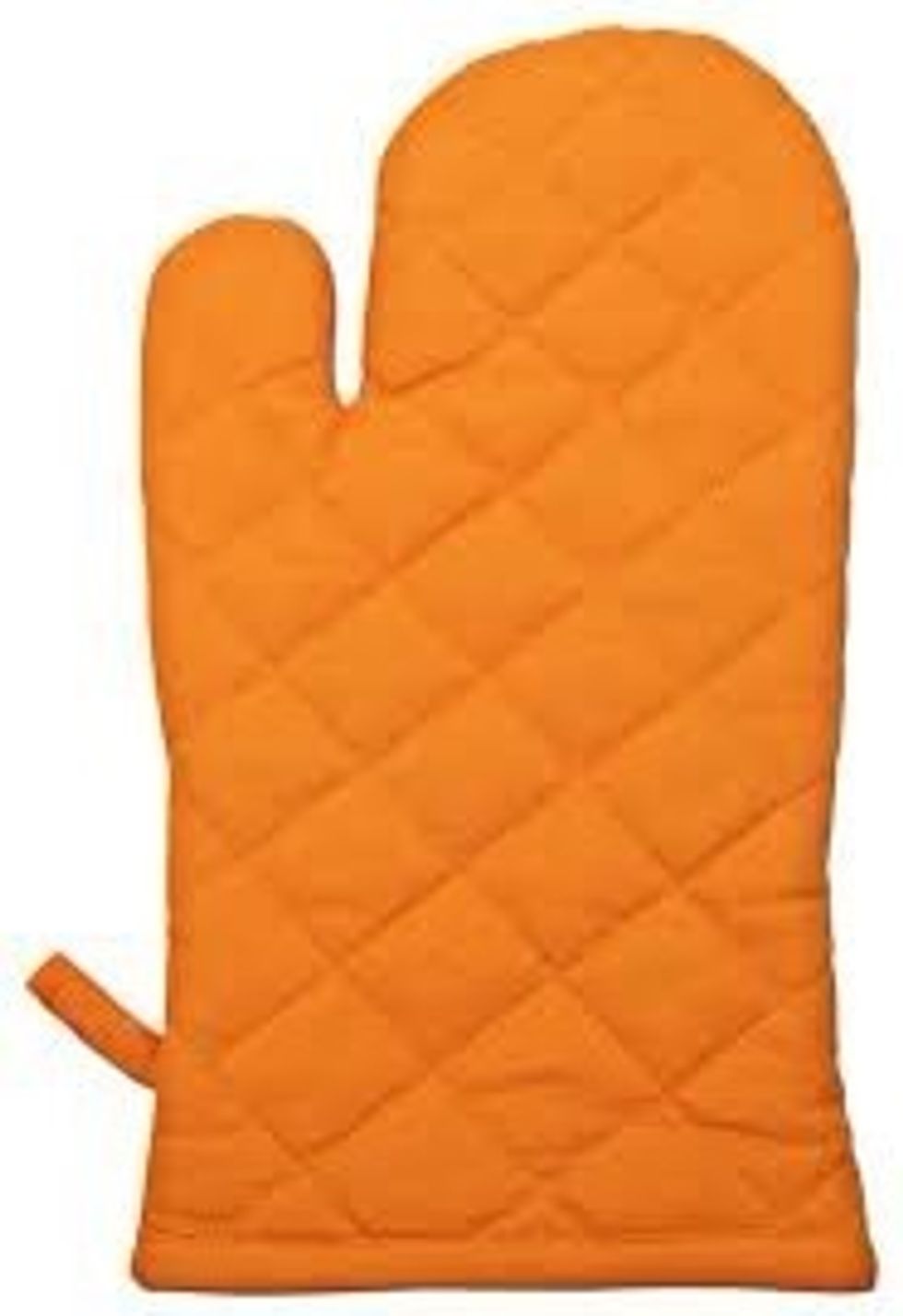 Oven Mitts   Used to get hot food out of A oven  I can use oven mitts to get food out with out burning my hands