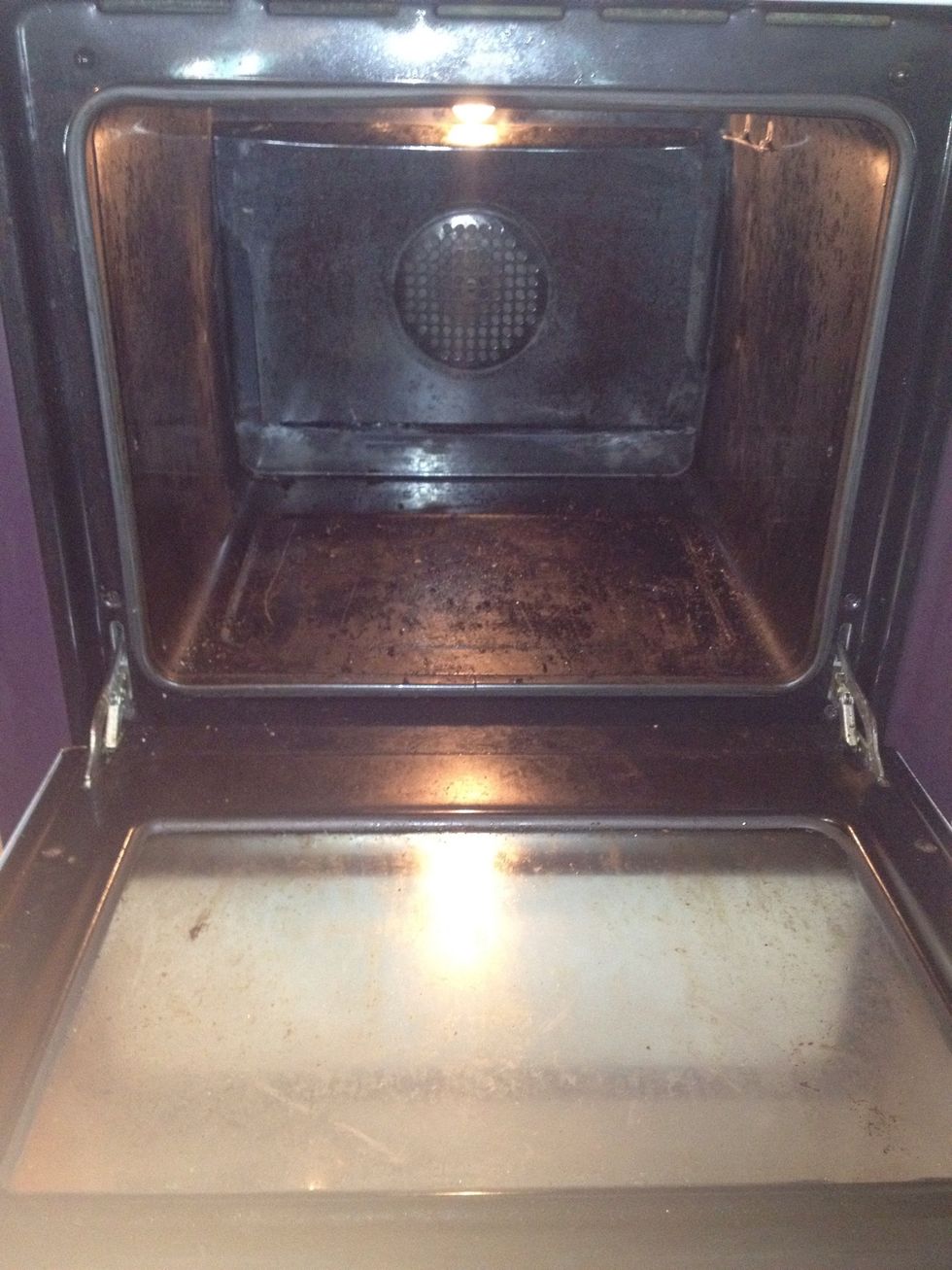 Ovens get dirty and it's not fun to clean so we turn I blind eye but must be done