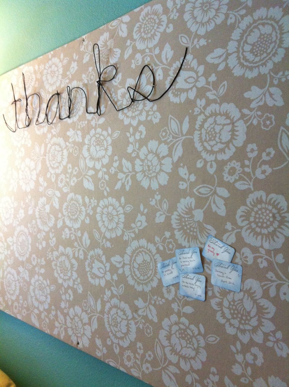 Over time, the board will fill up. By practicing intentional gratitude, you'll see that God loves you and you are very blessed!   "We love Him because He first loved us." (1 John 4:19 NKJV)