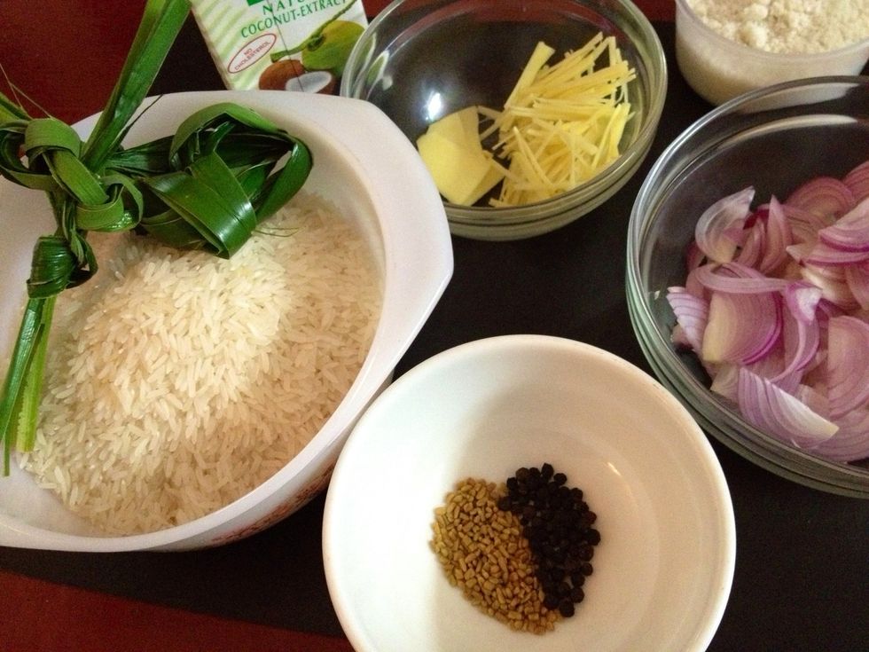 Overall, these are the ingredients you'd require. Swipe tab below for quantities. You can easily get them at an Asian grocery shop.