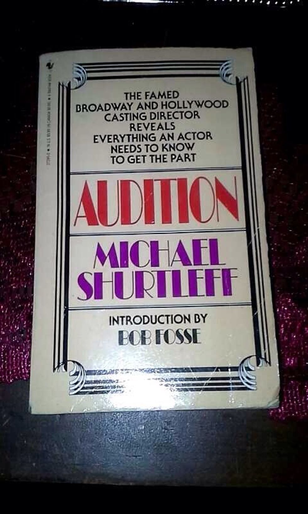 Own an audition help book.