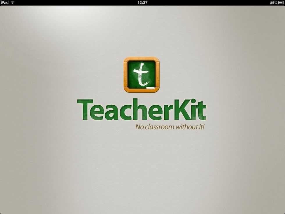 P\u00e1gina de inicio de Teacher Kit al momento de dar click, aqu\u00ed iniciamos con el uso de la herramienta