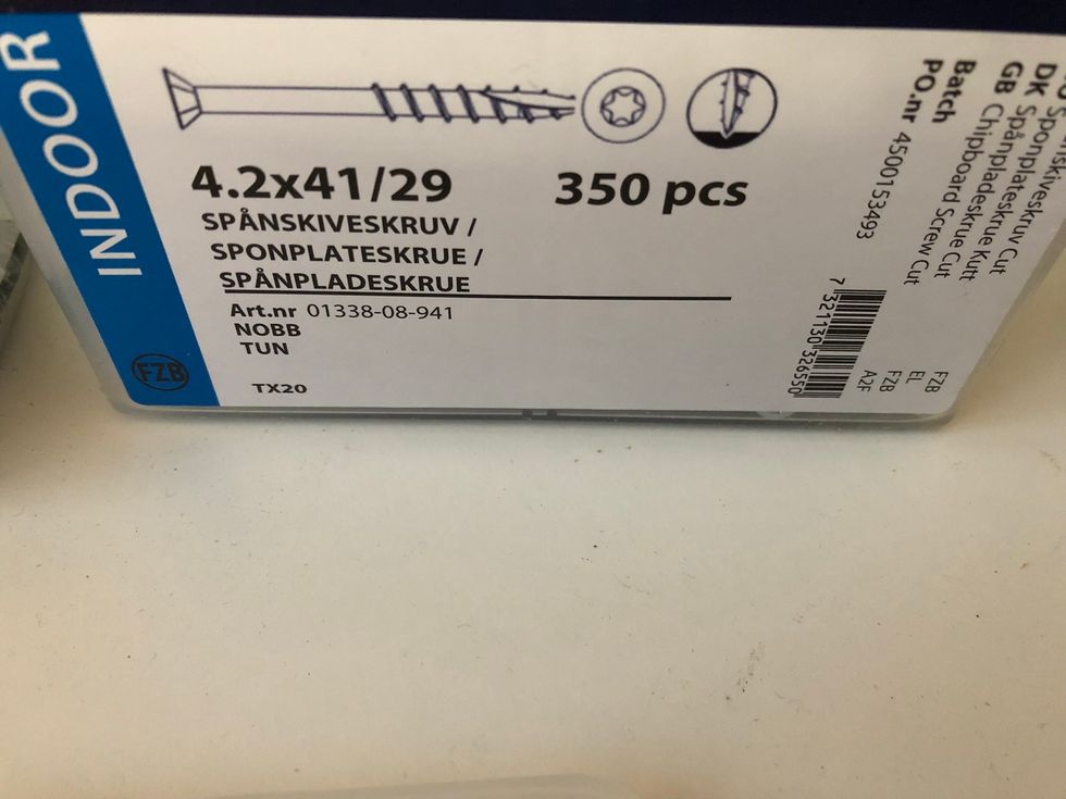 P\u00e5 f\u00f6rpackningen ser du ocks\u00e5 vilken bits du beh\u00f6ver