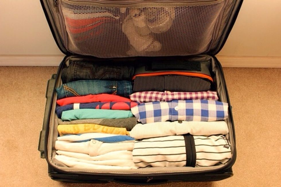 Pack all of the suitcases.