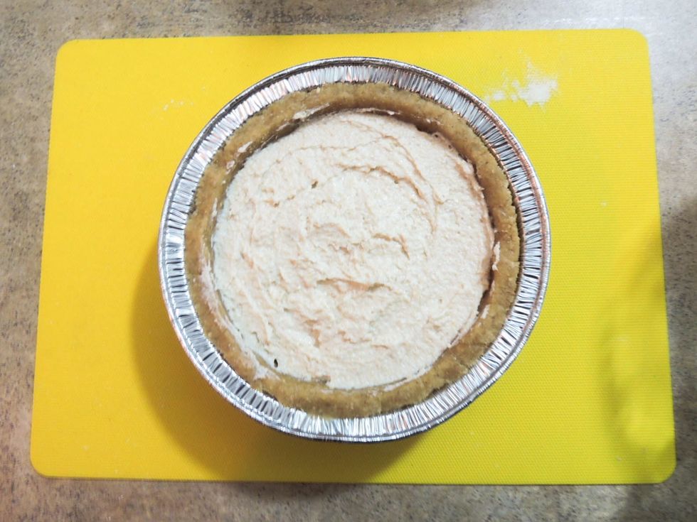 Pack it inside evenly