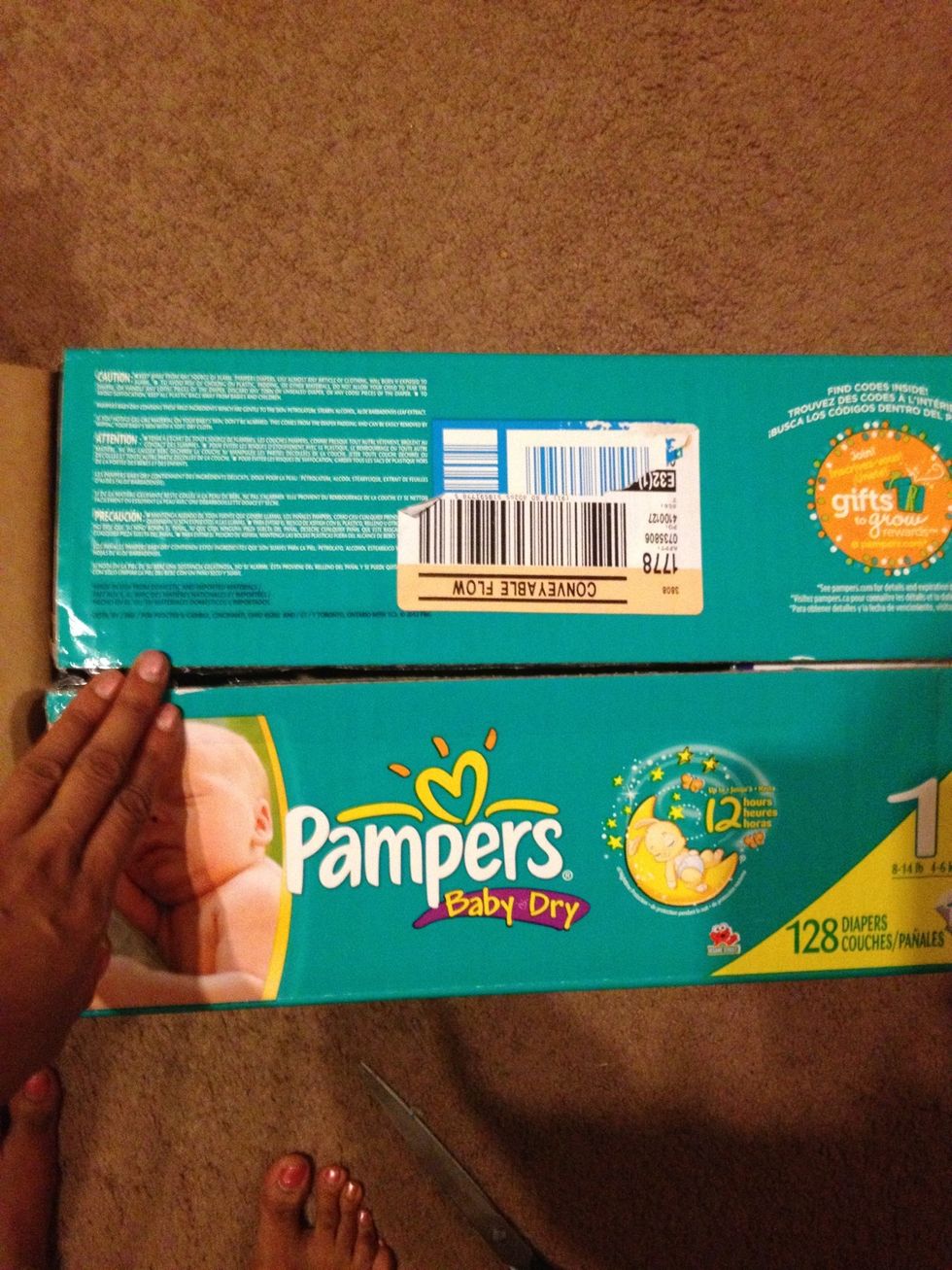 Pack of diapers size 1