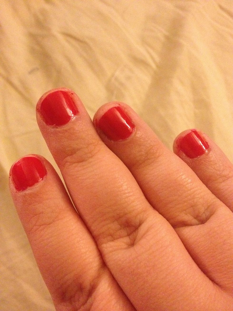 Paint background color on top of base coat