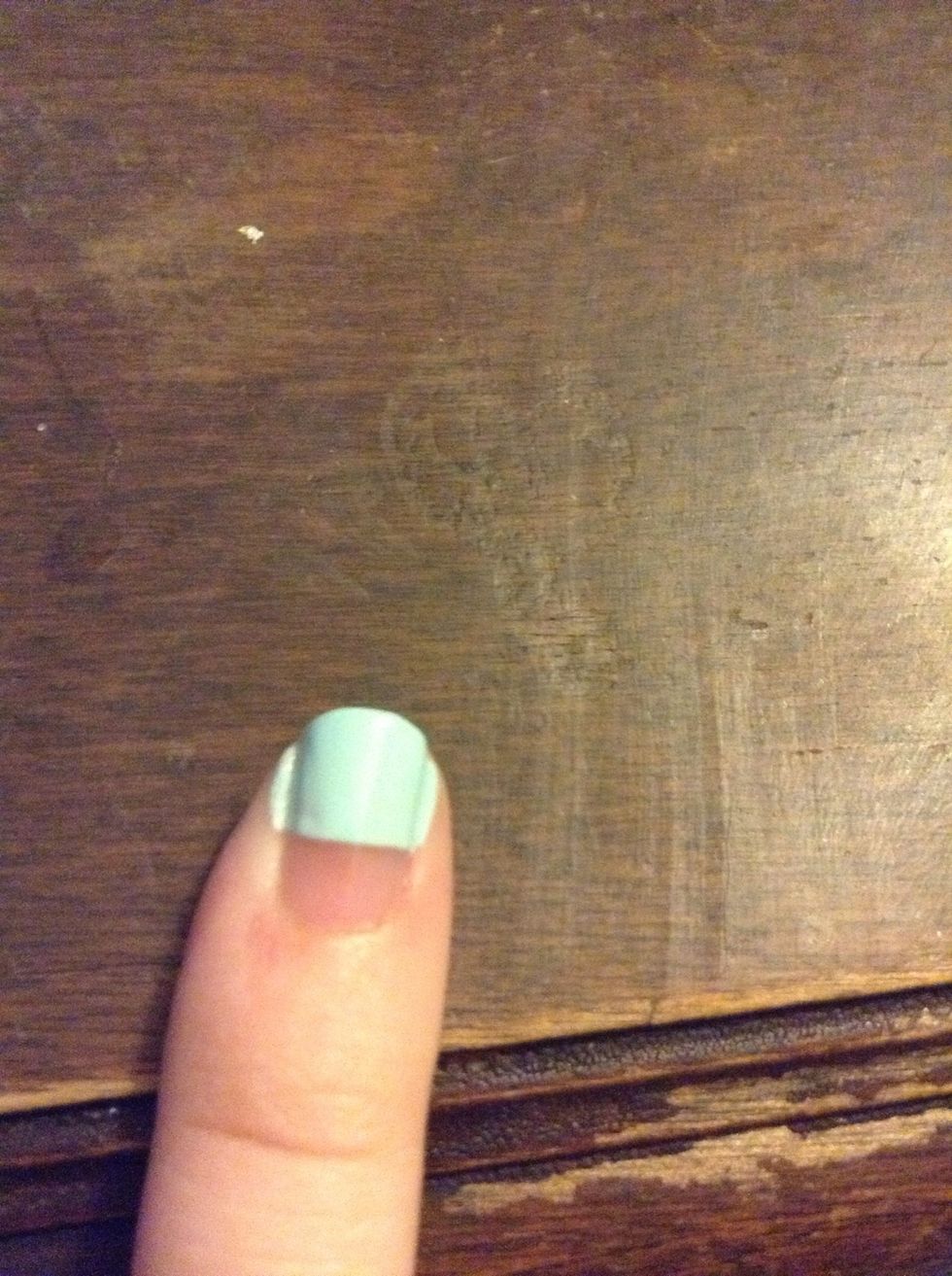 Paint half your nail and take off the tape immediately.
