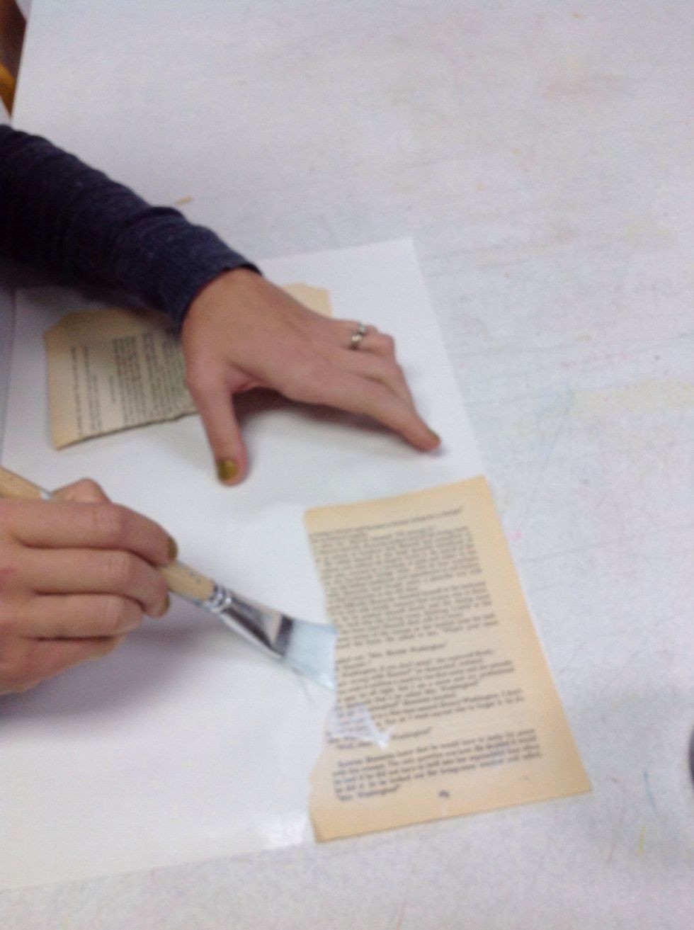 Paint in a new section.