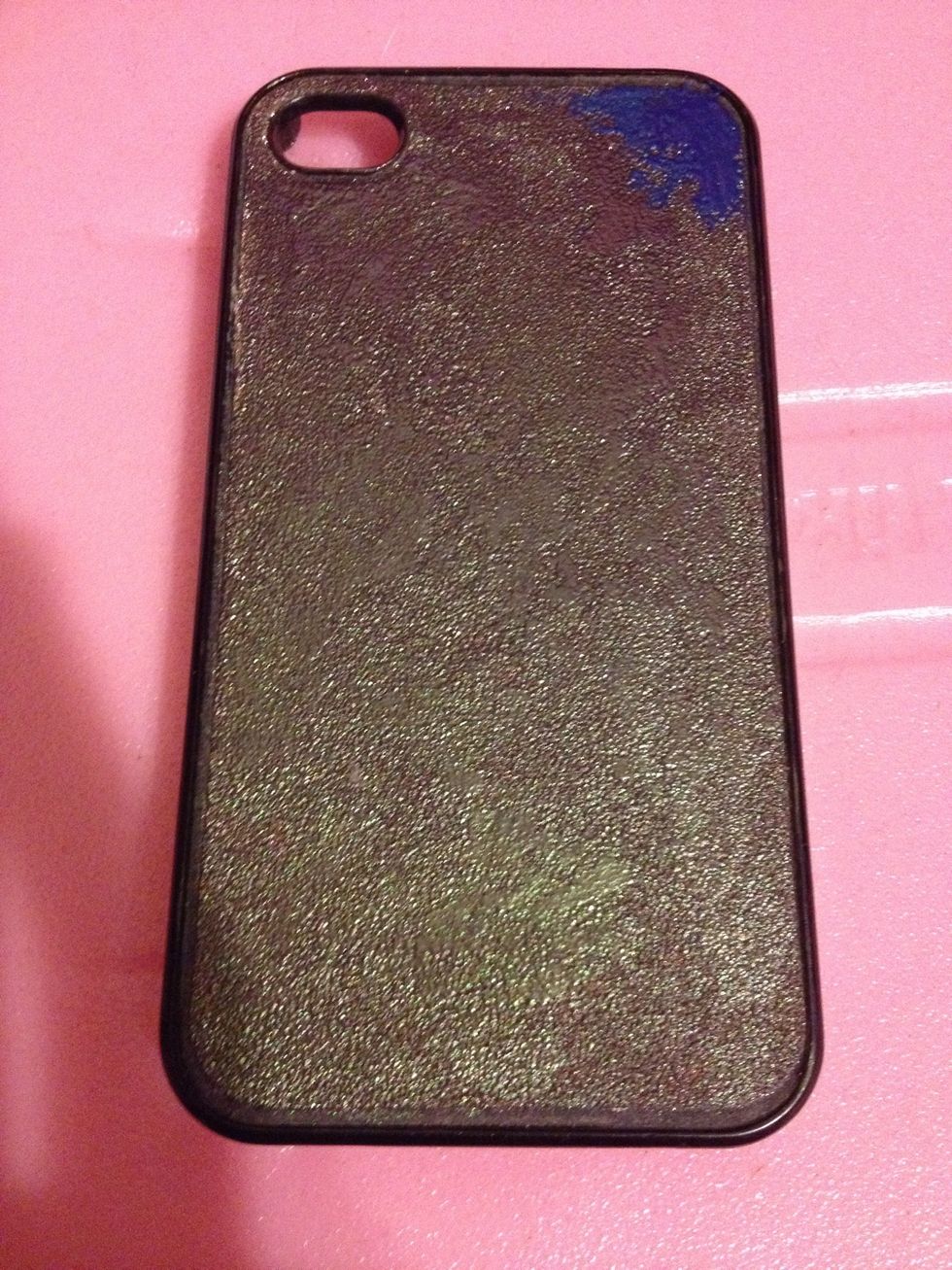 Paint it completely that color (ignore the blue corner)