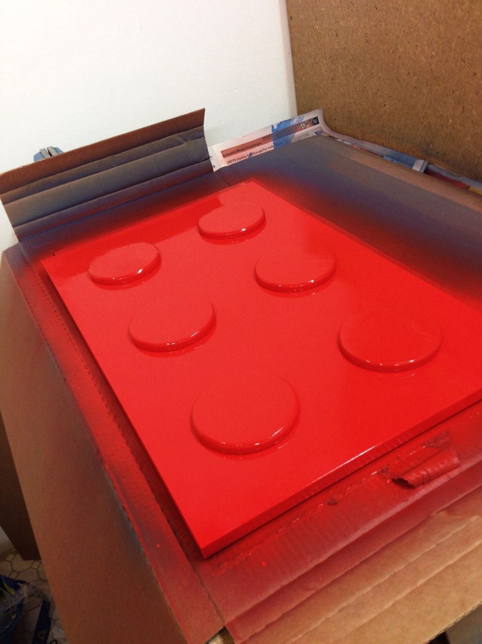 Paint it once again and the door is almost finished!