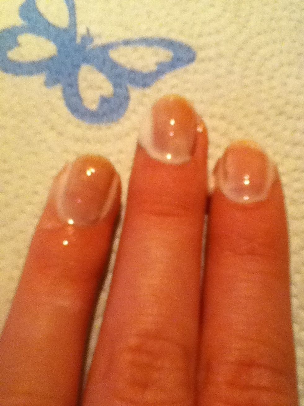 Paint on with a brush and leave on for 15 minutes.