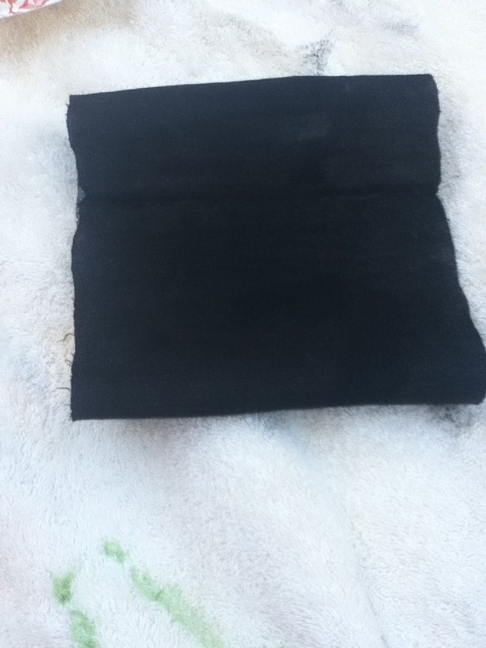 Paint one side of the jean black.