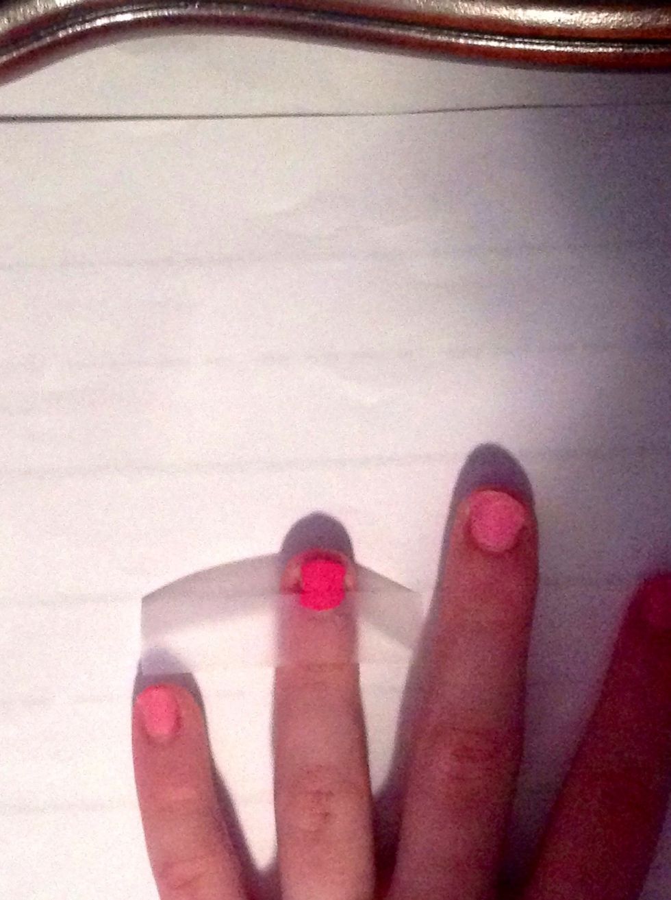 Paint over the tape with the second darkest color