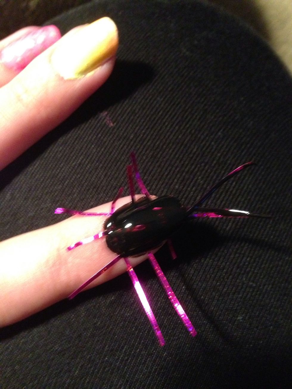 Paint over the tape.