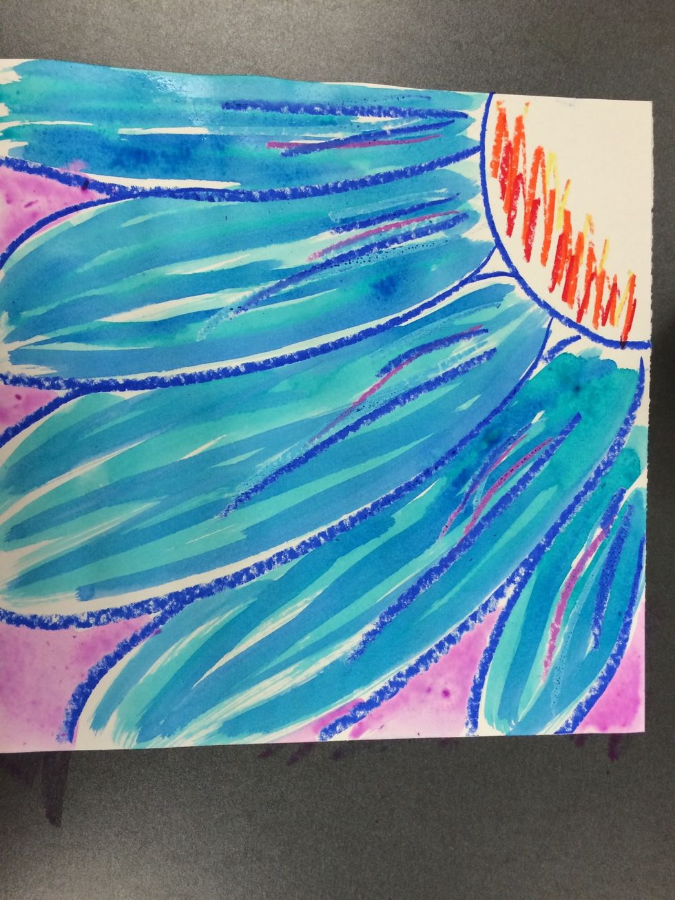 Paint the background with a different color.