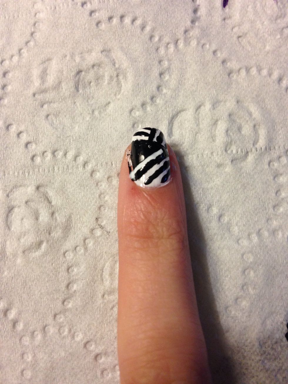 Paint the triangle black