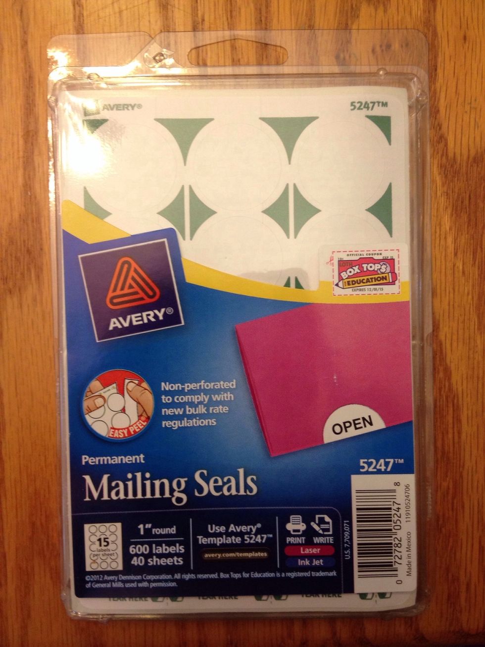 ...paint the white adhesive seals with the metallic craft paint. I used 3 coats.