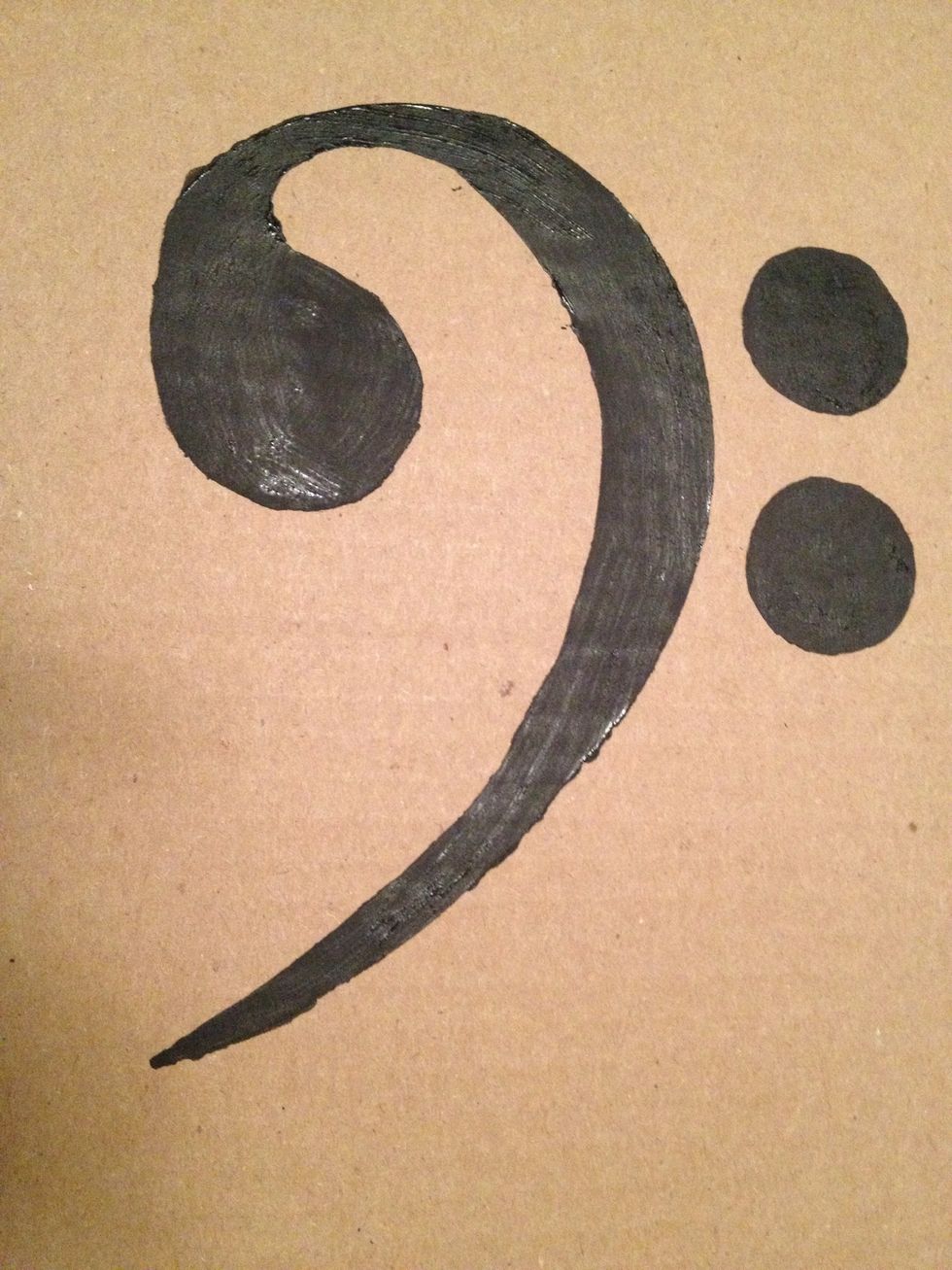 Paint through stencil supporting it where needed. Remove stencil when done.