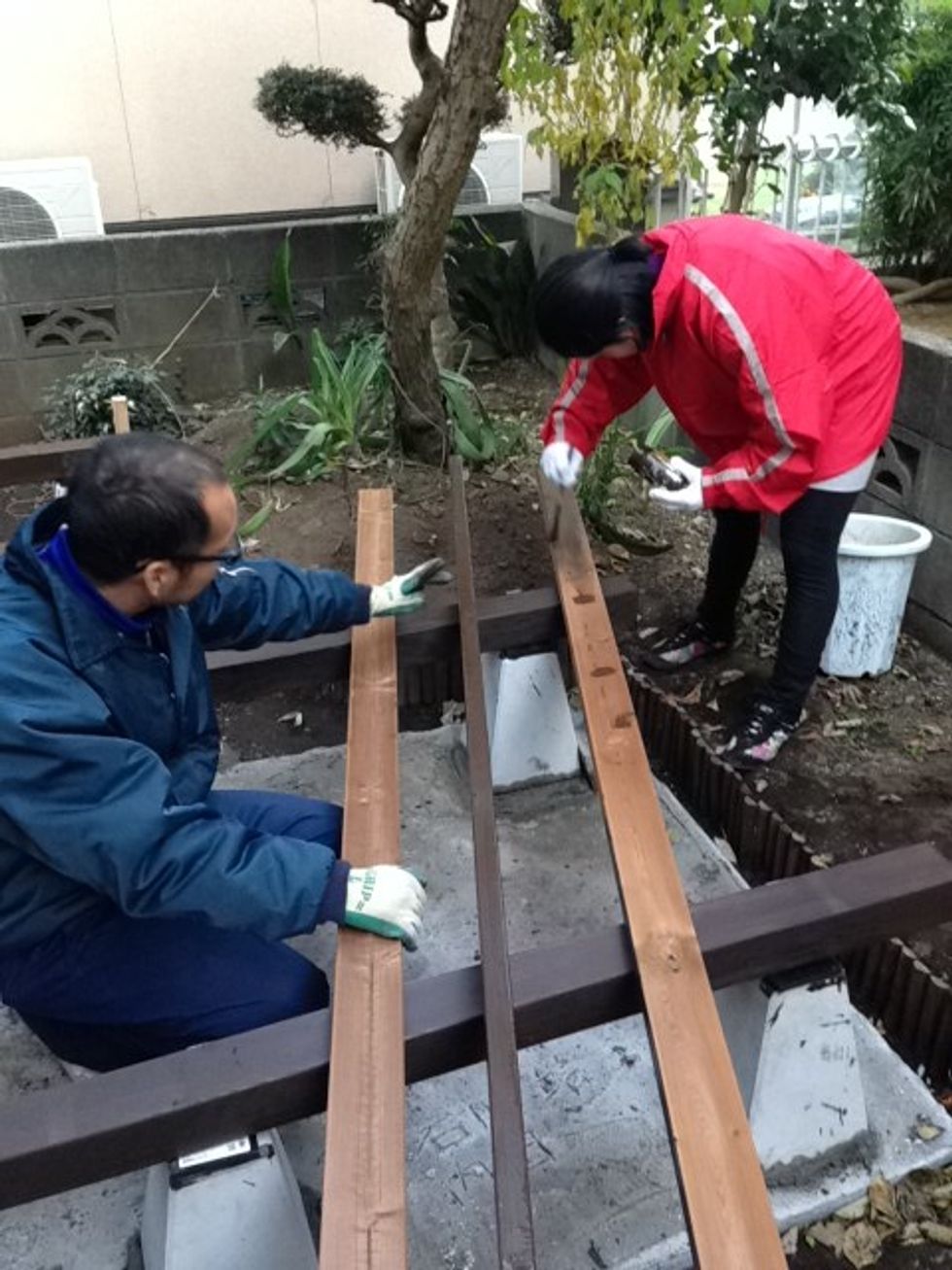 Paint with a preservativeto raise the durability.