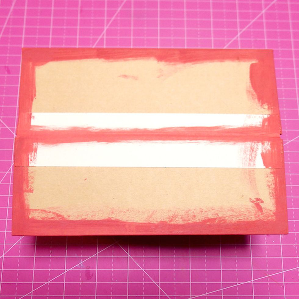 Paint with this color around the box