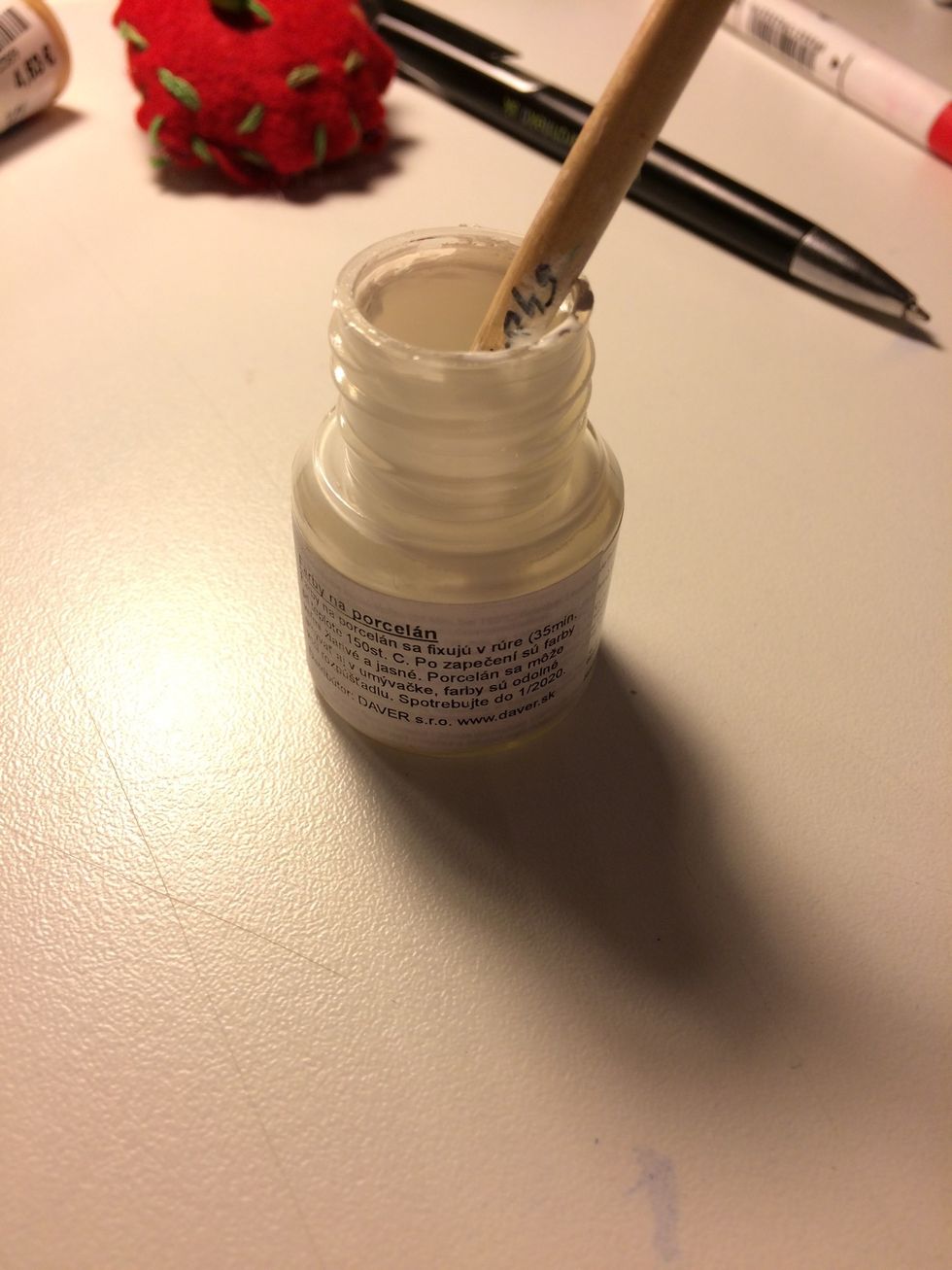 Paint (you can use a Sharpie too)