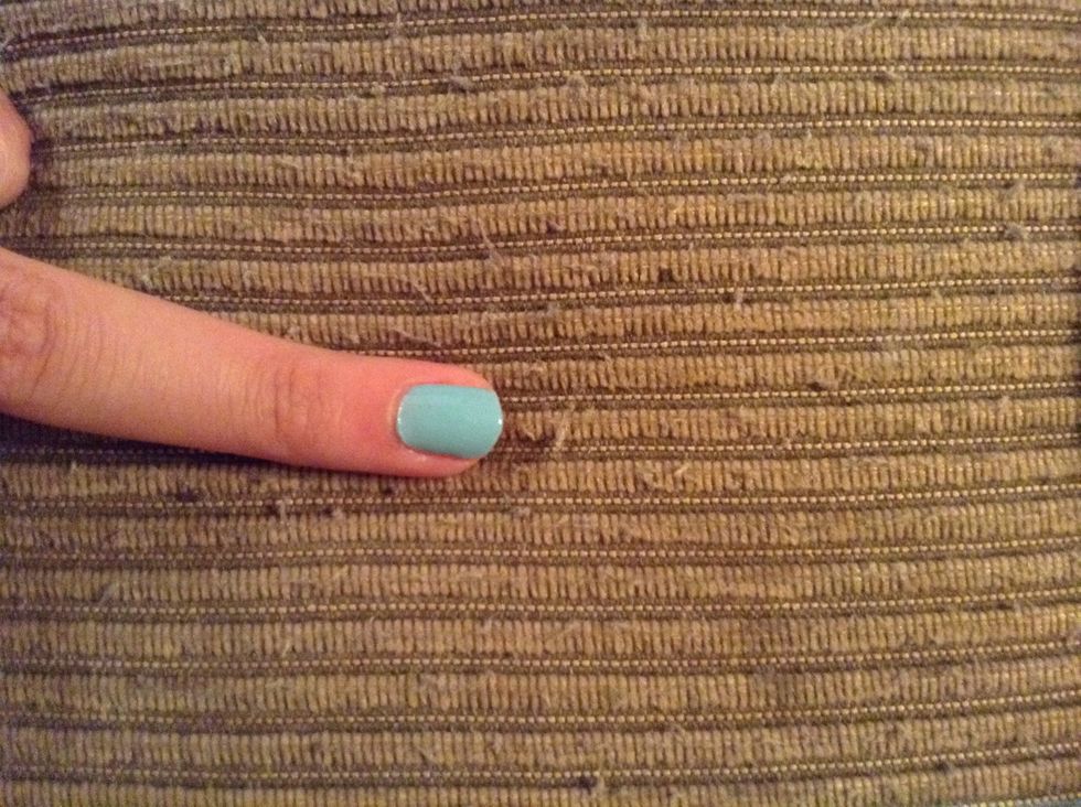 Paint your blue polish on. I did 2 coats to make it thicker.