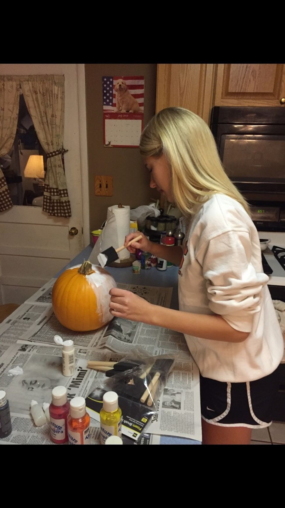 Paint your first coat