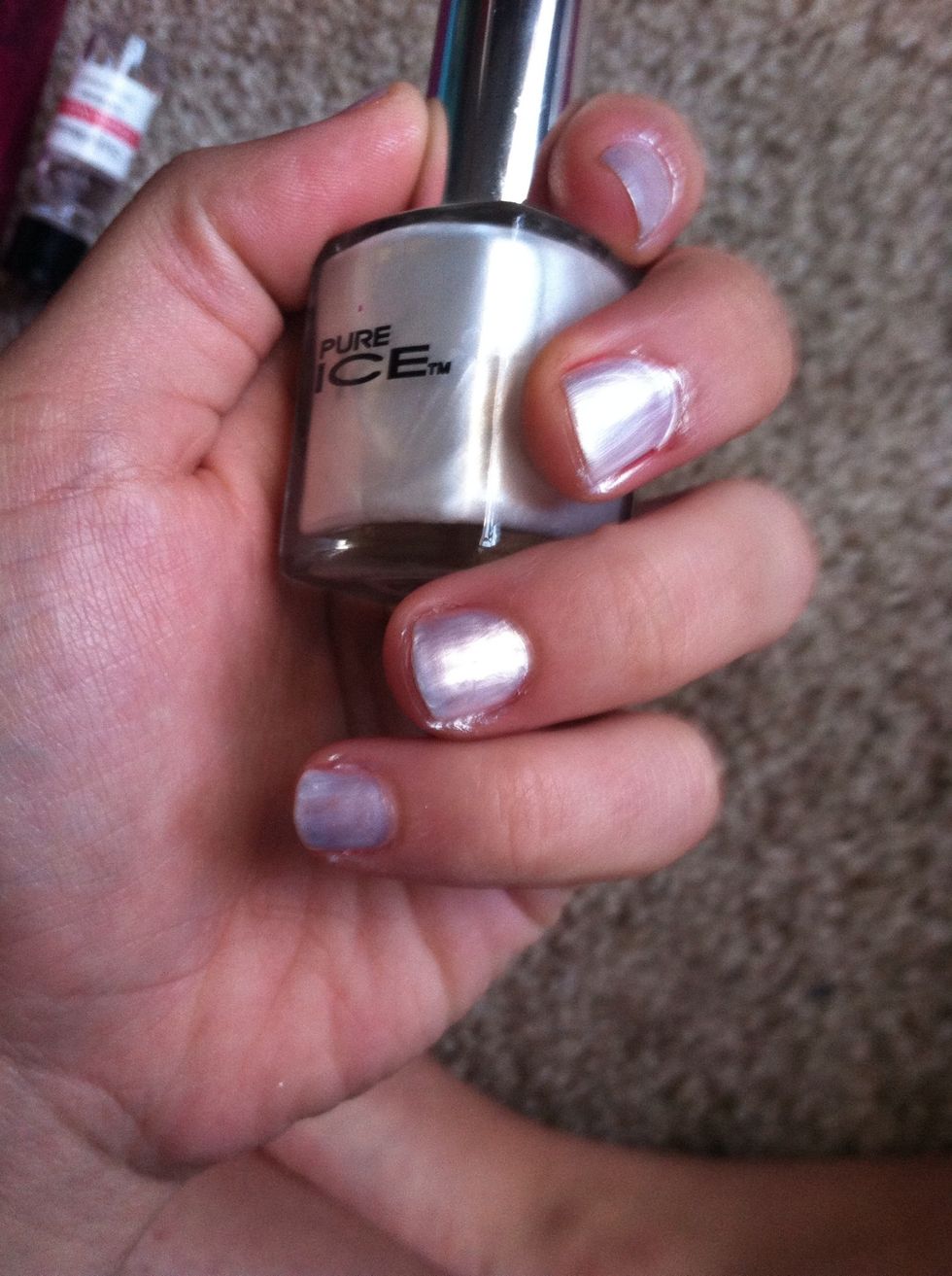 Paint your main color on all 10 of your nails