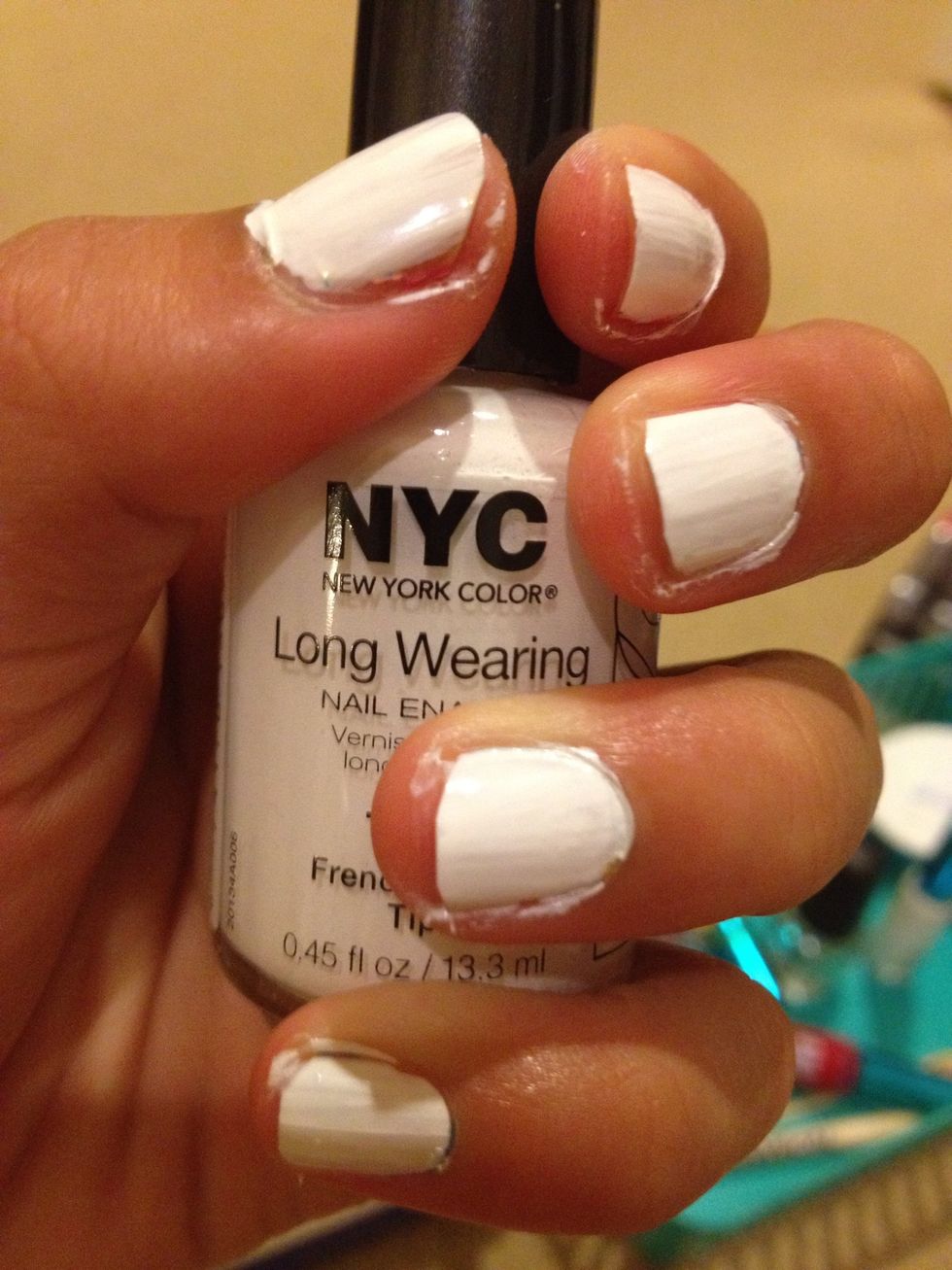 Paint your nails a nice shade of white;)