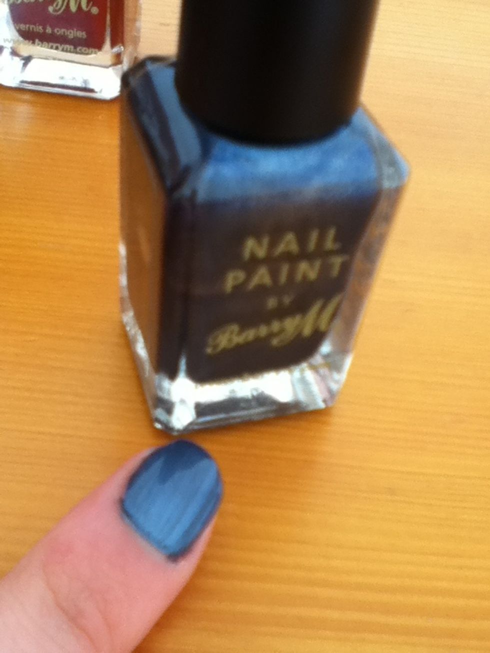 Paint your nails the desired colour and leave to completely dry.