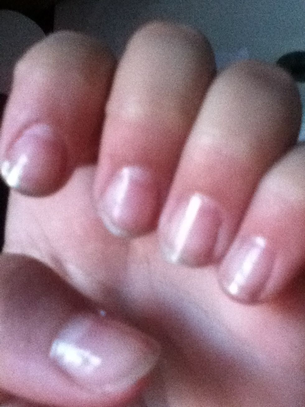 Paint your nails with a base coat