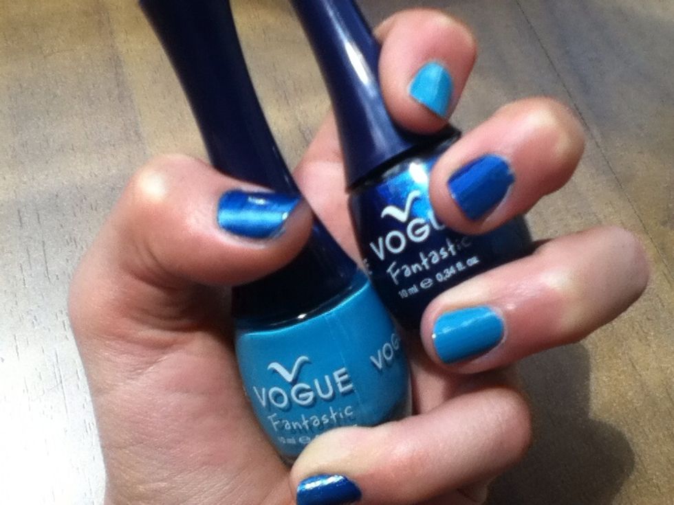 paint youre nails one by one with this nail polish just like this!\ud83d\ude09