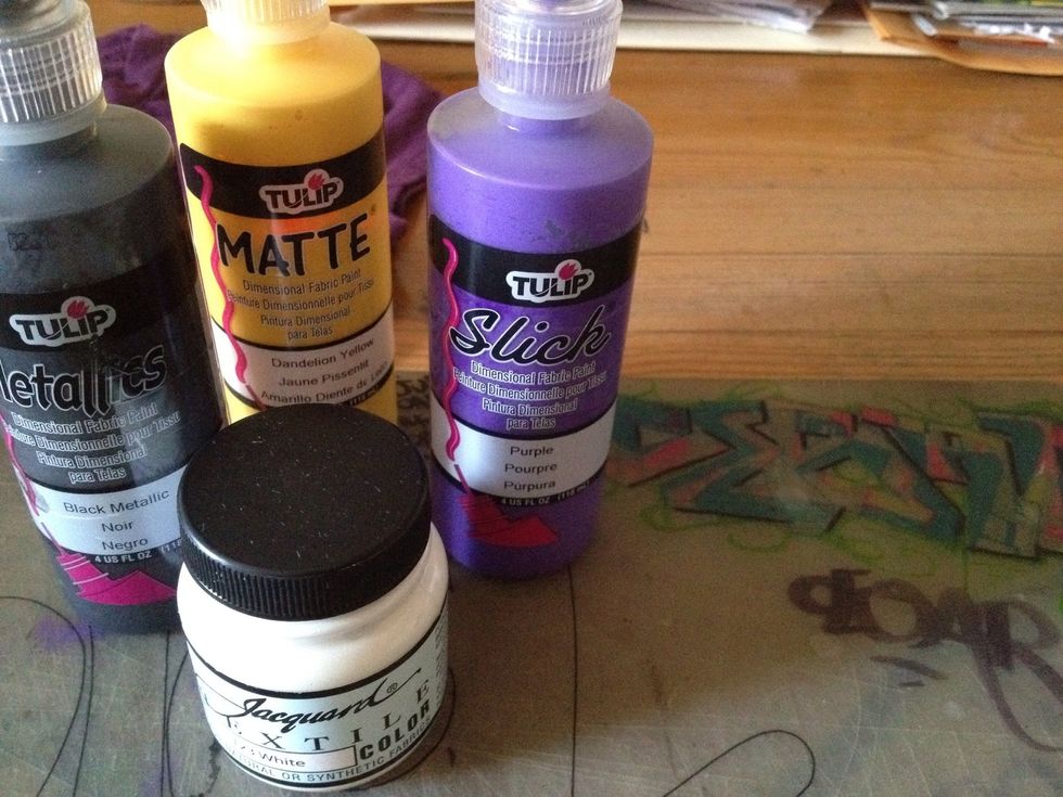 Paints I use.